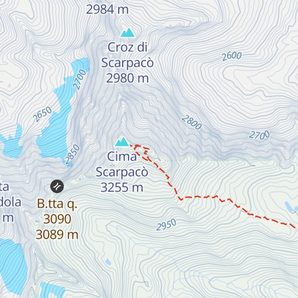 Map of Anticima Est di Scarpacò