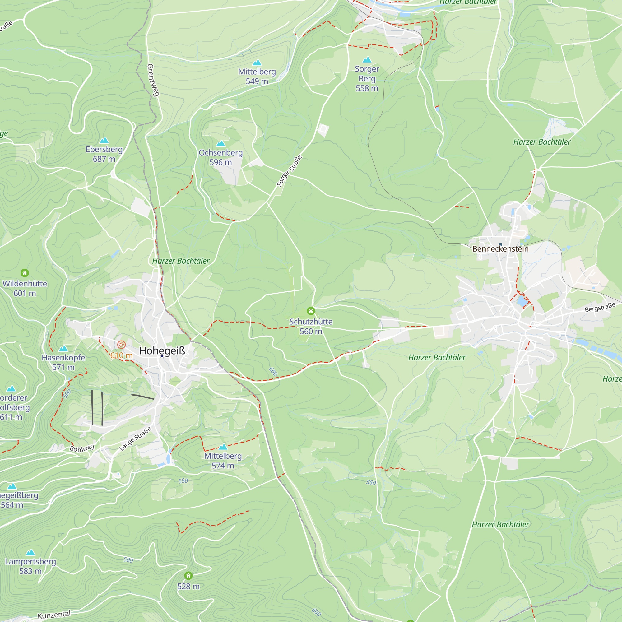 Schutzhütte map