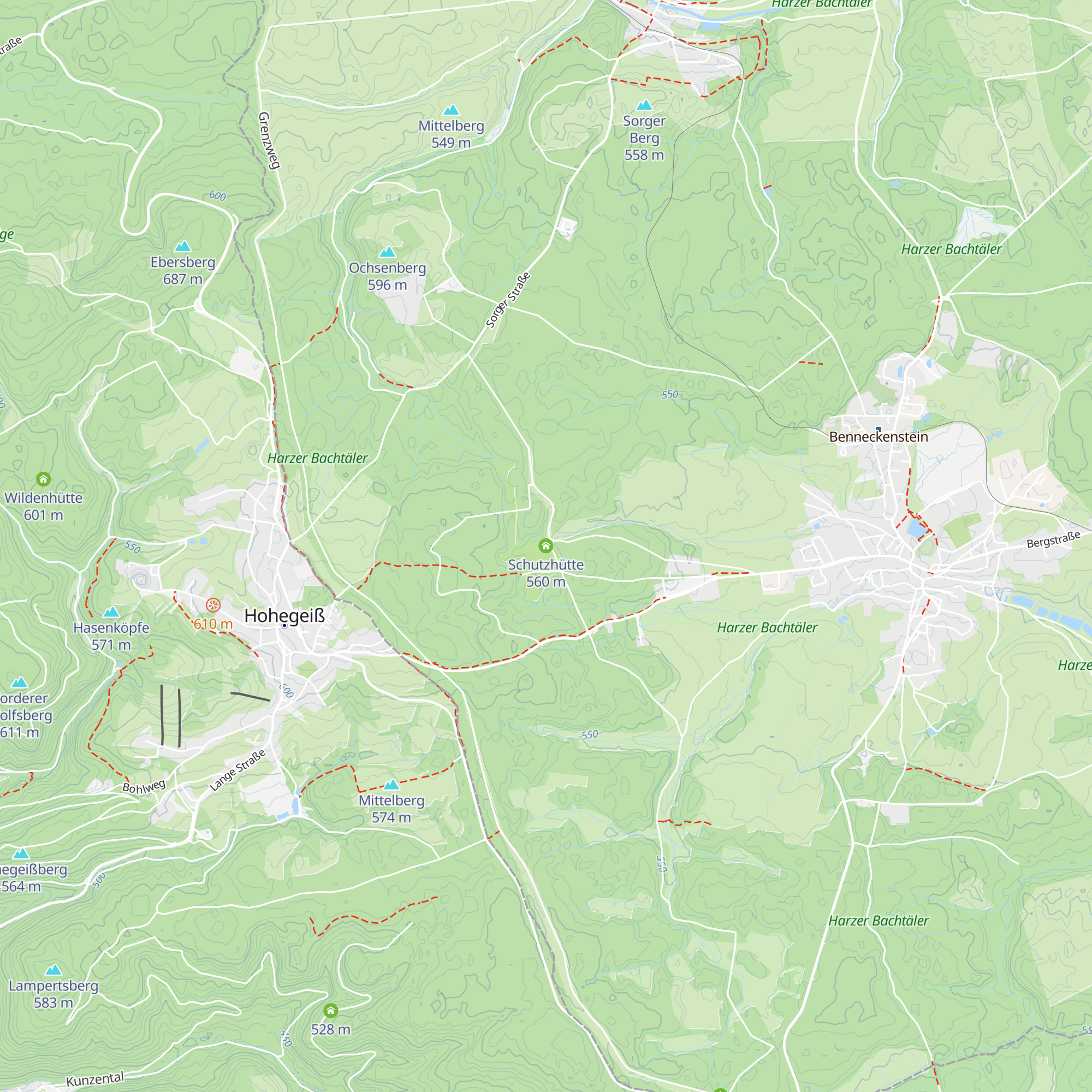 Schutzhütte map