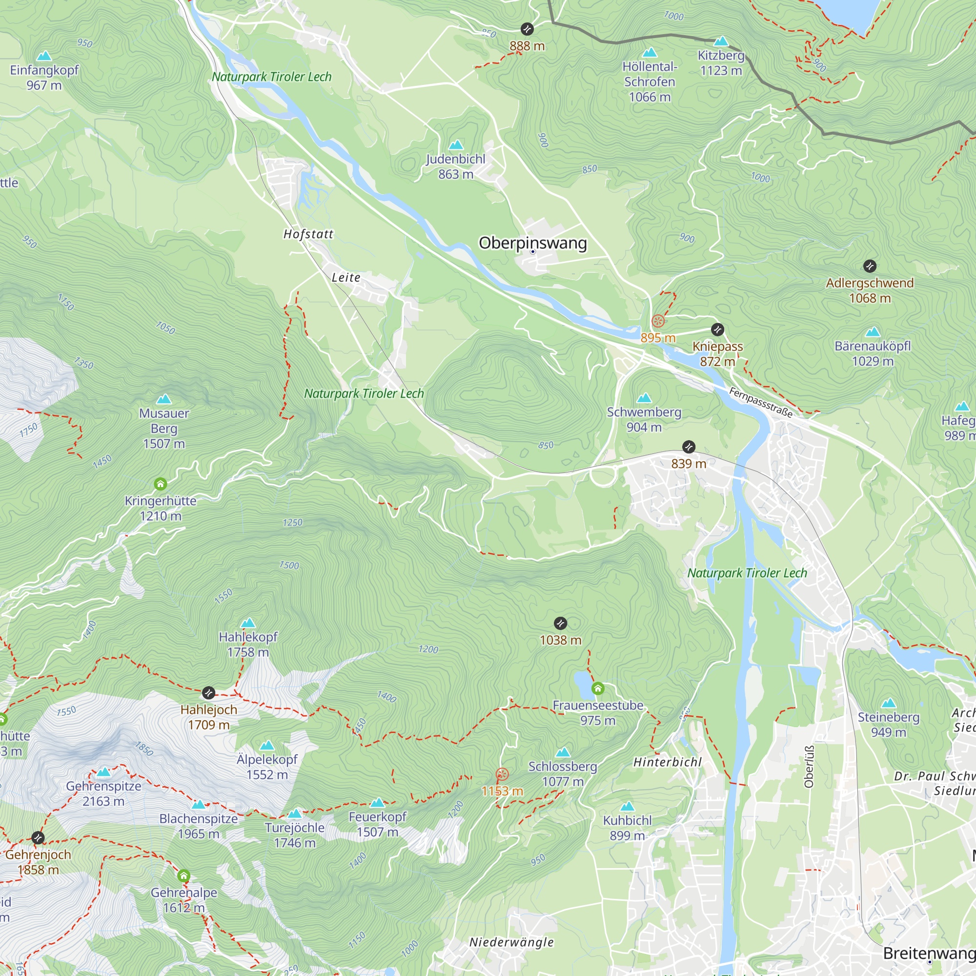 Bärenfalle map
