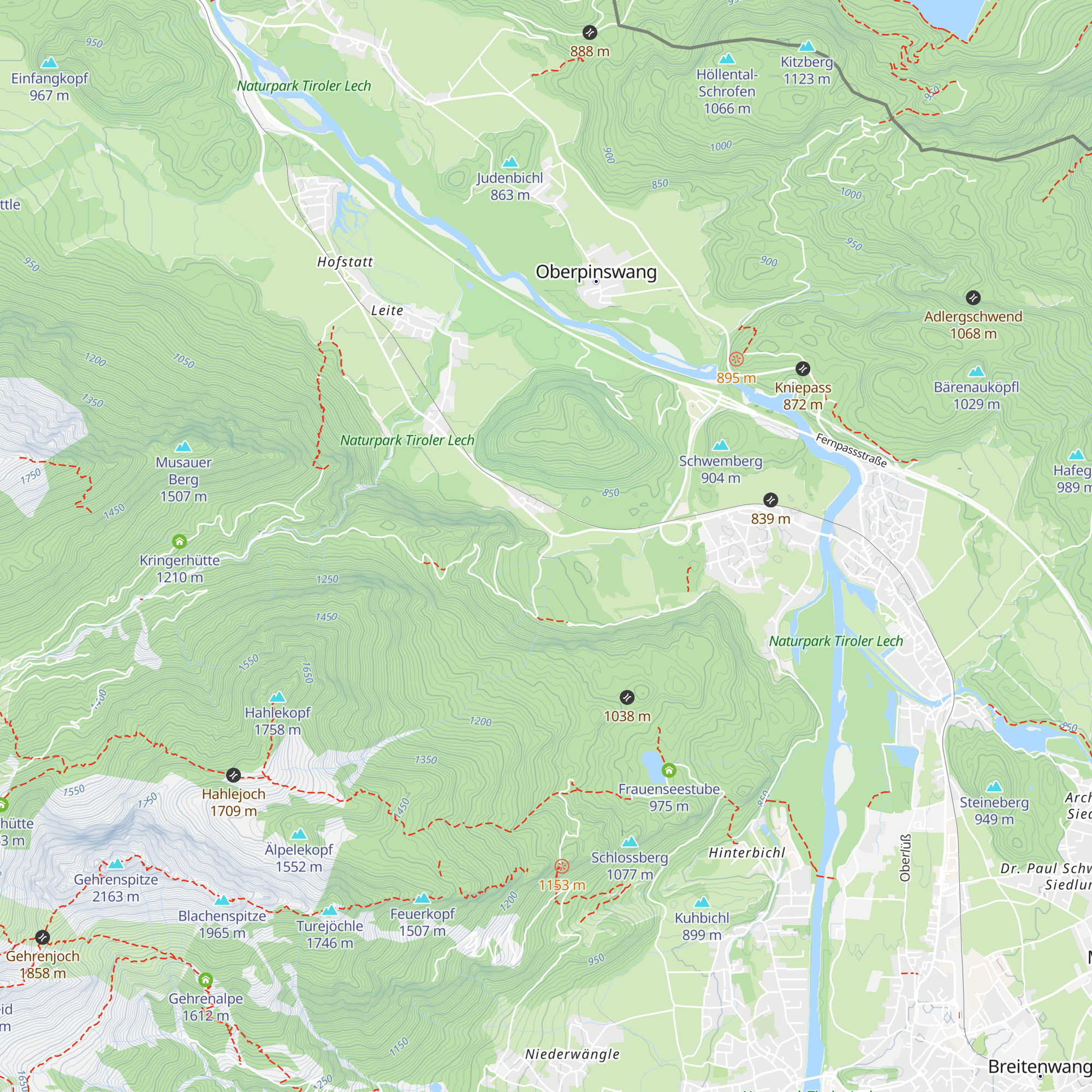 Bärenfalle map
