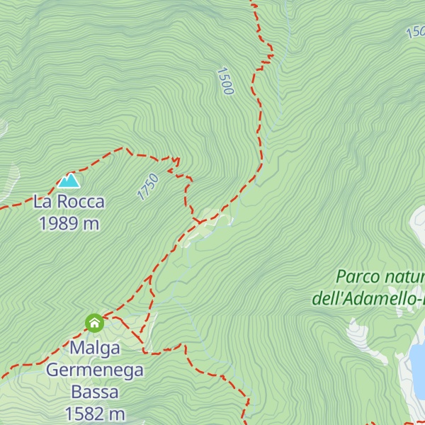 Map of Baita Cacciatori