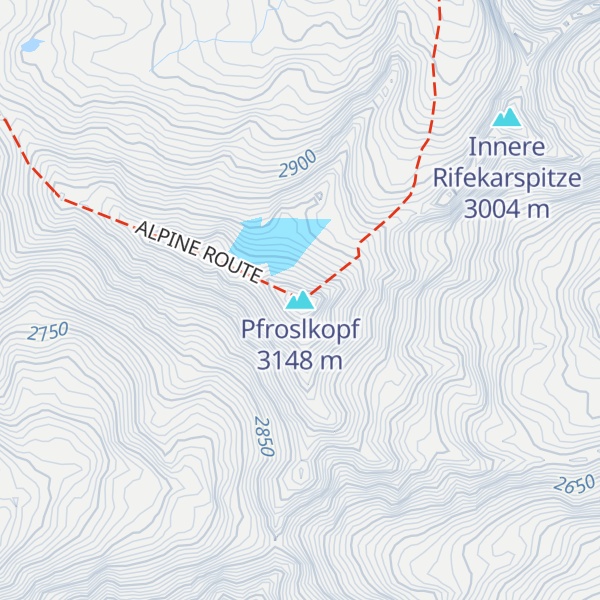 Map of Pfroslkopf