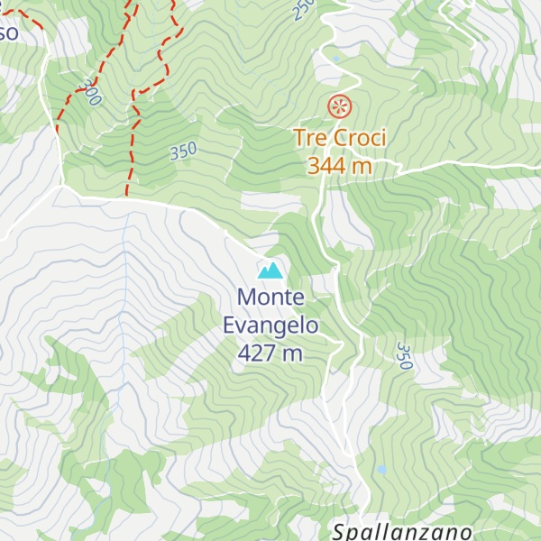 Map of Monte Evangelo