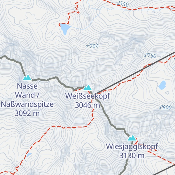 Map of Weißseekopf