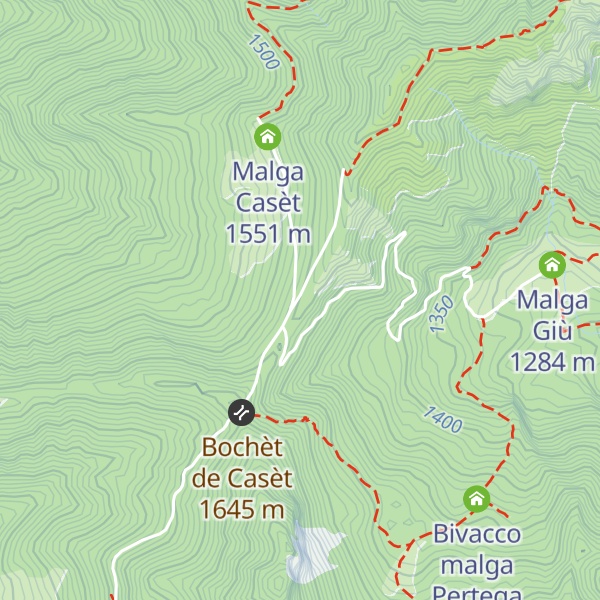 Map of Stazione ornitologica Bocca di Casèt