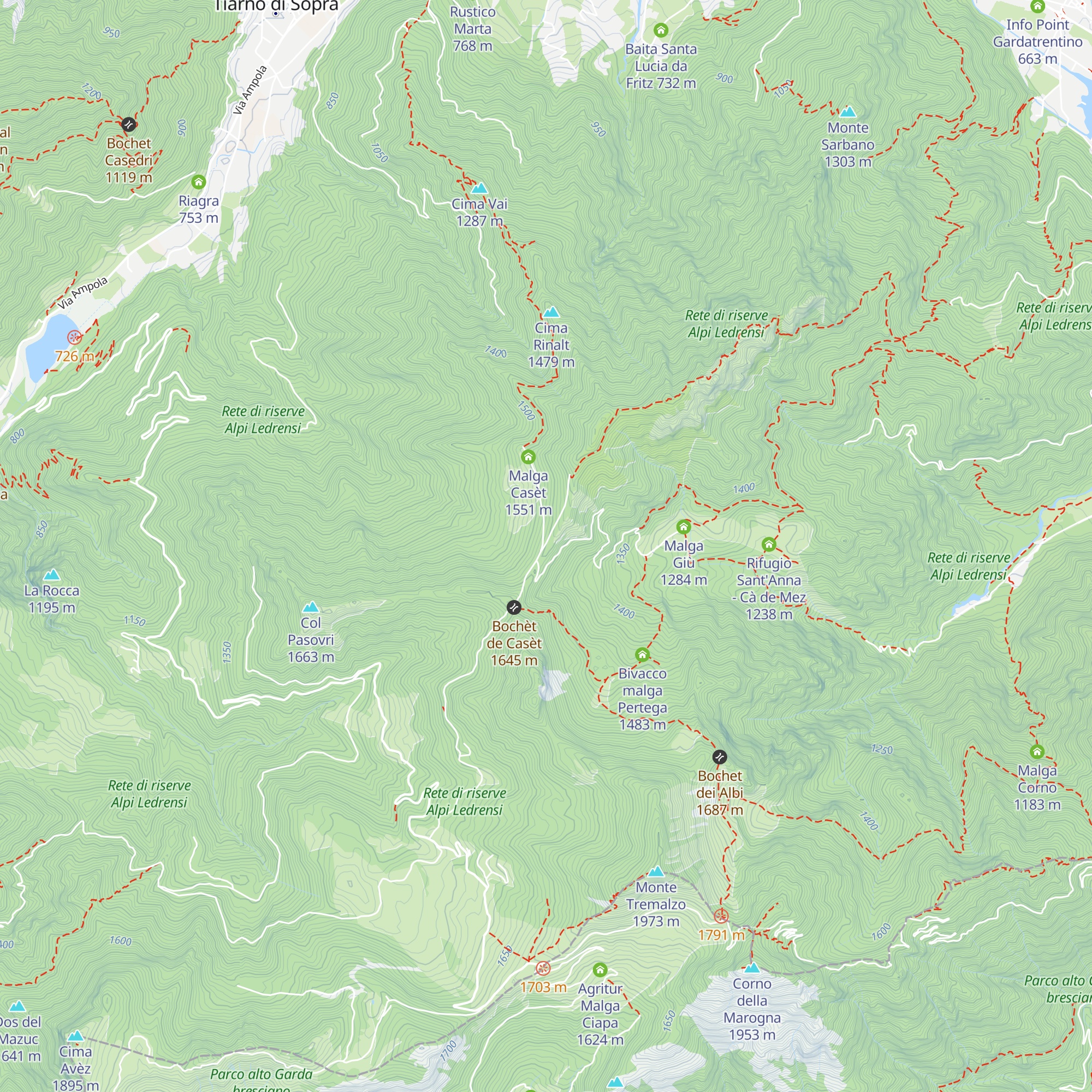 Stazione ornitologica Bocca di Casèt map