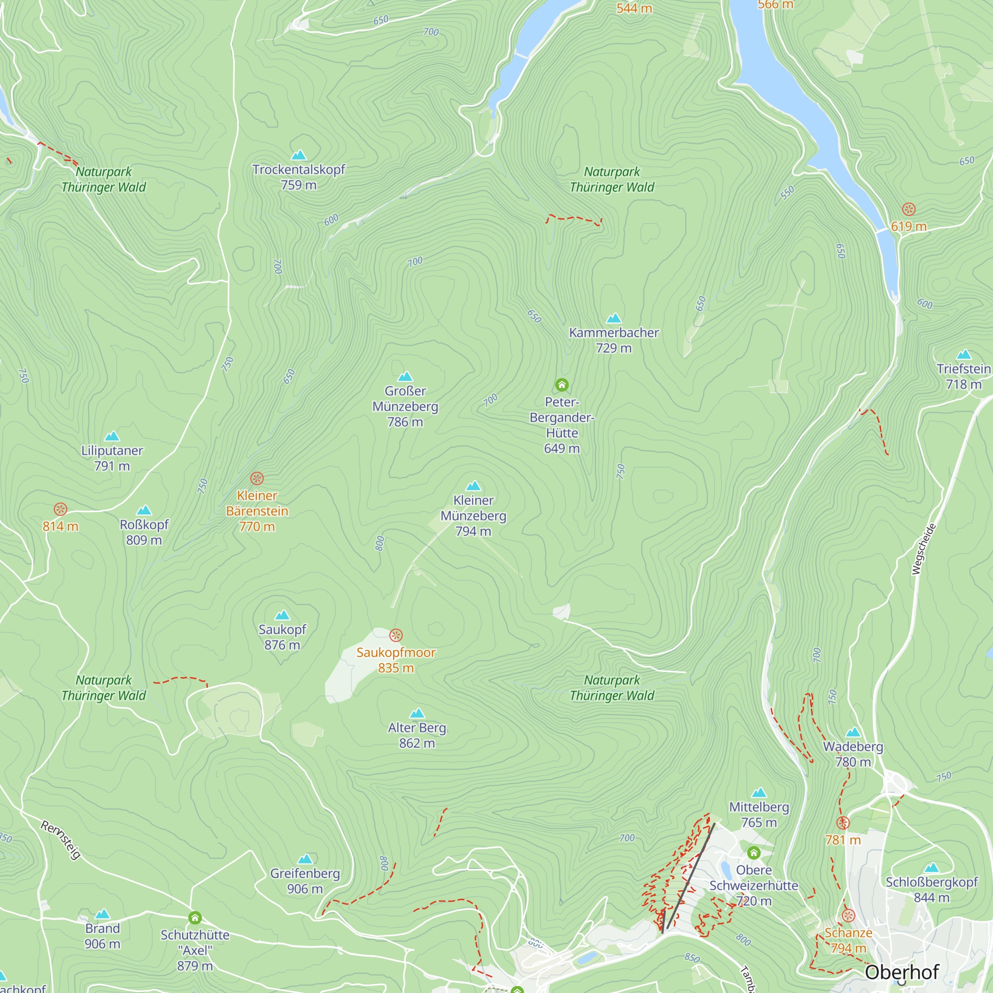 Münzeberg map
