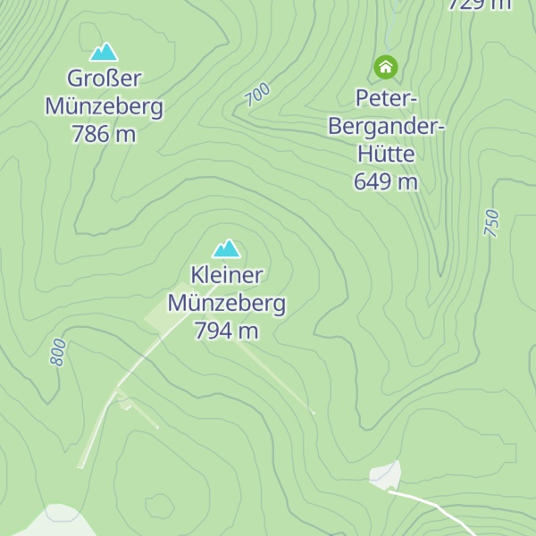 Map of Münzeberg