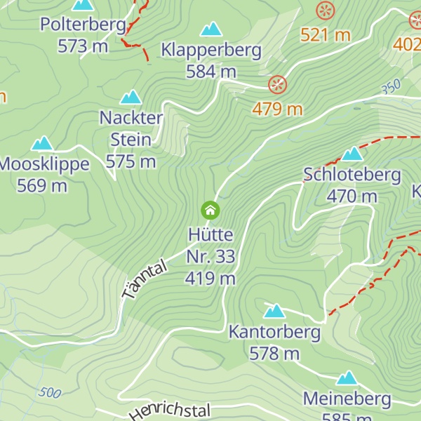 Map of Hütte Nr. 33