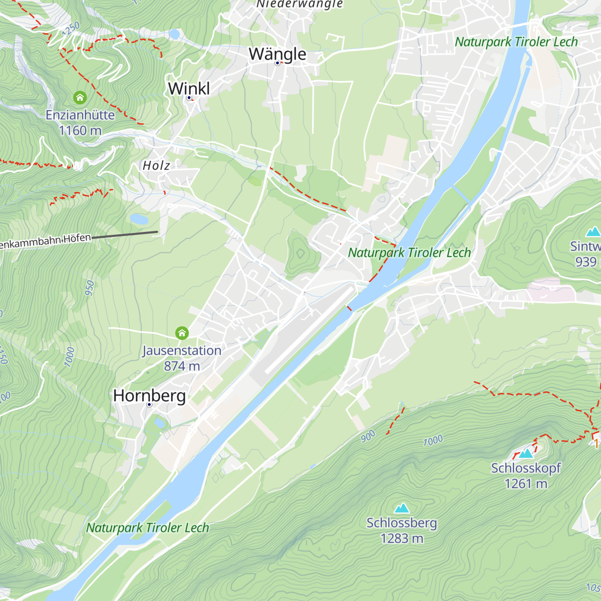 Touristen Information map