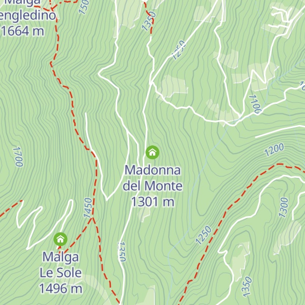Map of Madonna del Monte