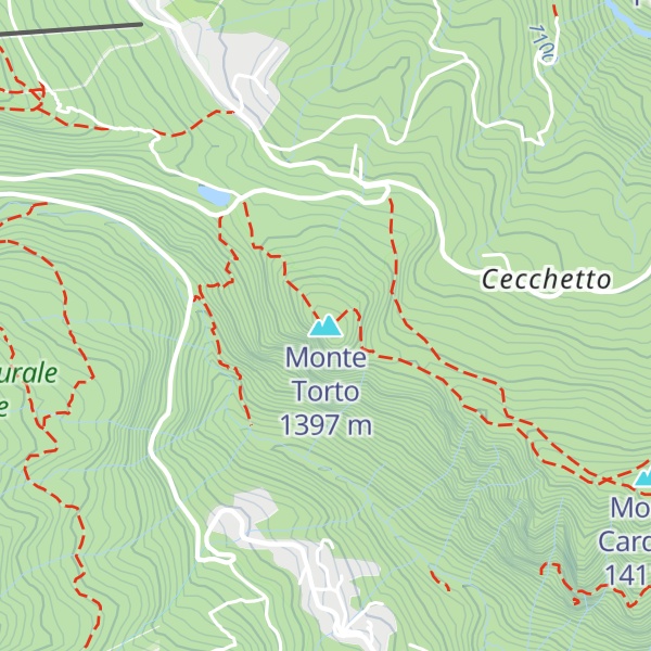 Map of Monte Torto