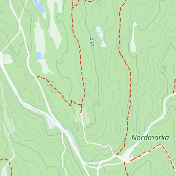Map of Frønsvollsåsen