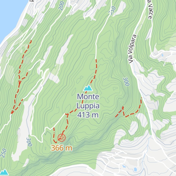 Map of Monte Luppia