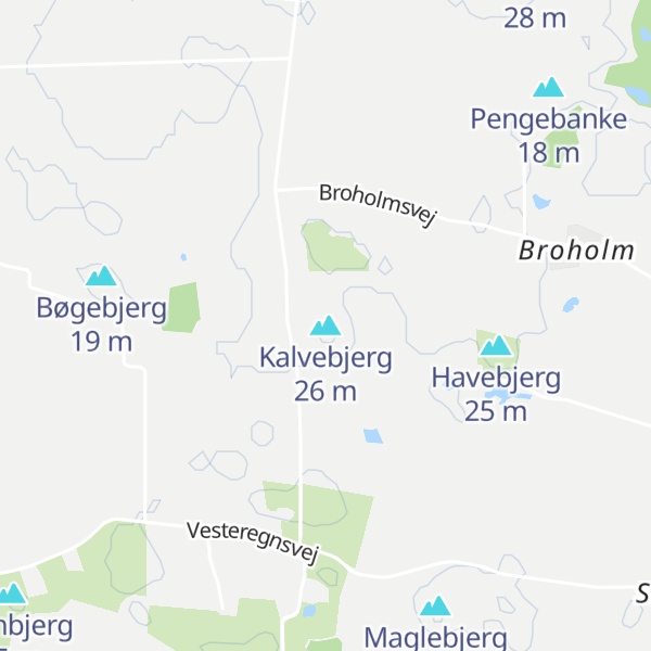 Map of Kalvebjerg