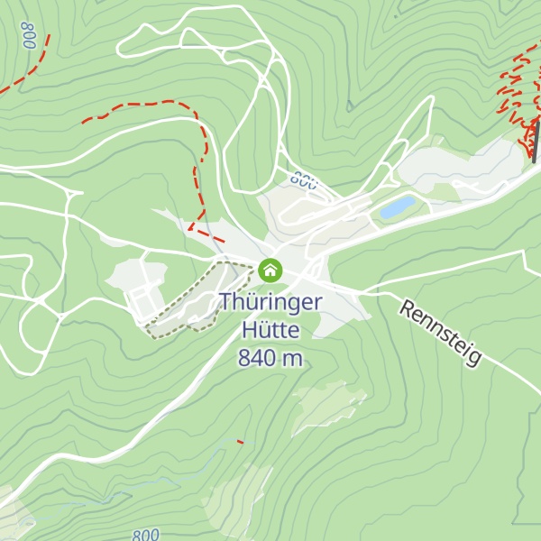 Map of Thüringer Hütte