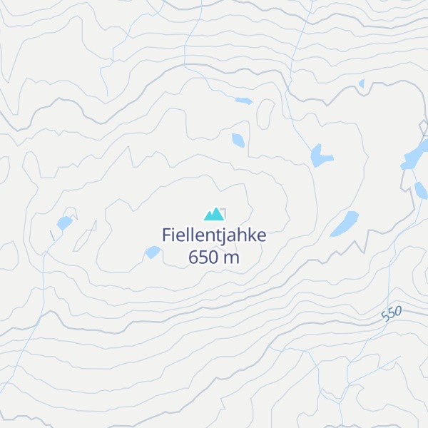 Map of Fiellentjahke
