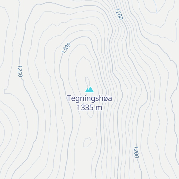 Map of Tegningshøa