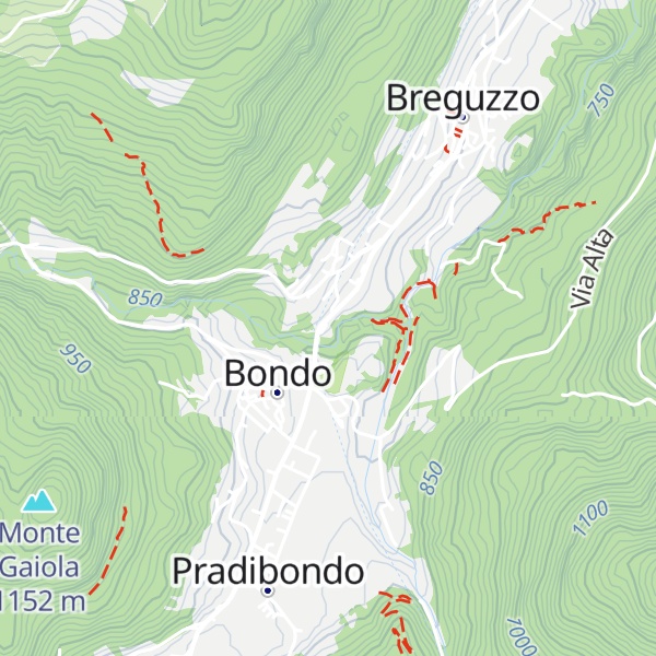 Map of Punto Info Breguzzo