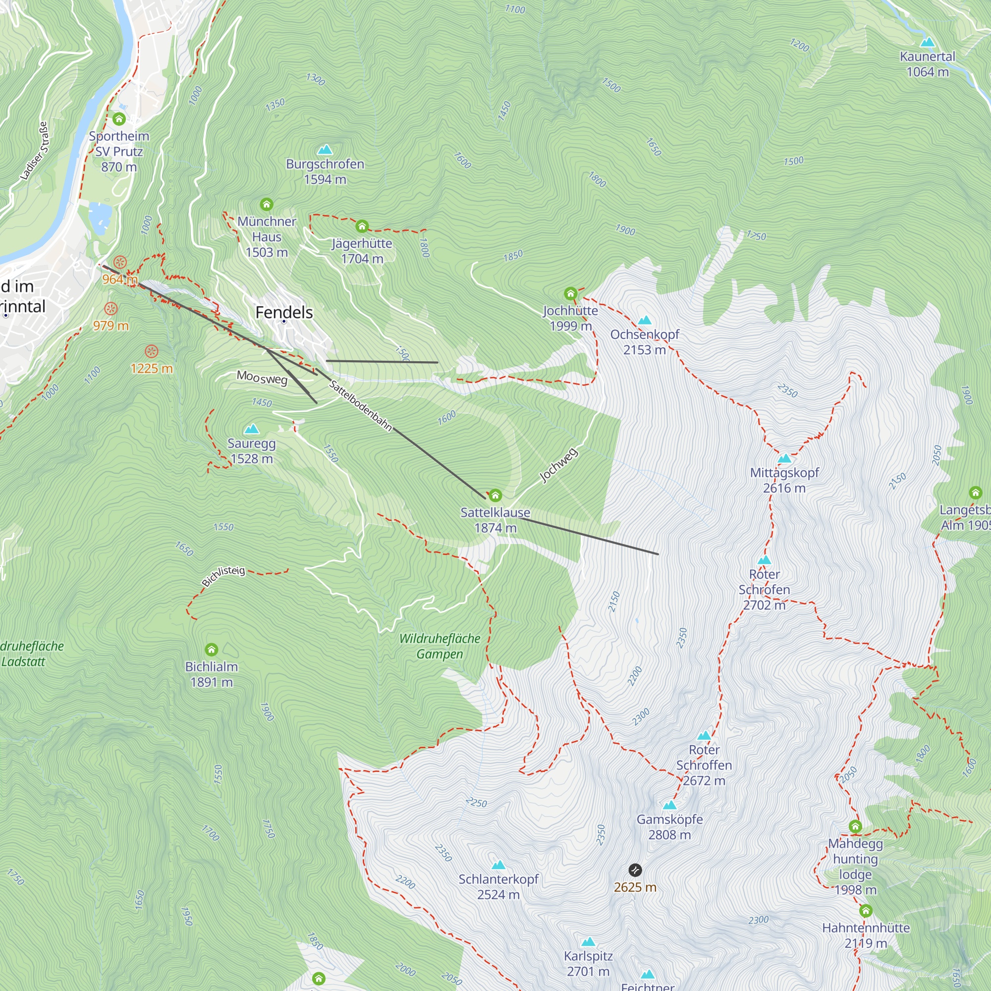 Sattelklause map