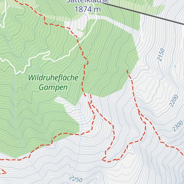 Map of Fendler Alm