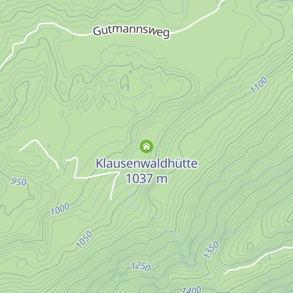 Map of Klausenwaldhütte