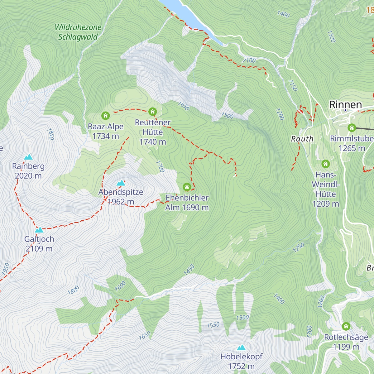 Ehenbichler Alm map
