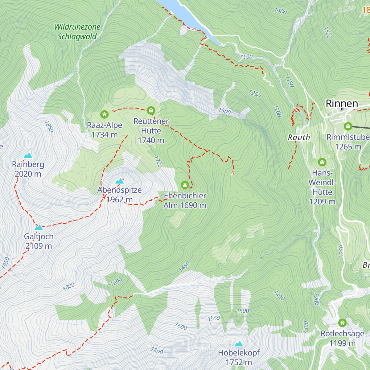 Ehenbichler Alm map