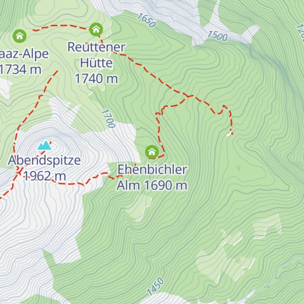 Map of Ehenbichler Alm