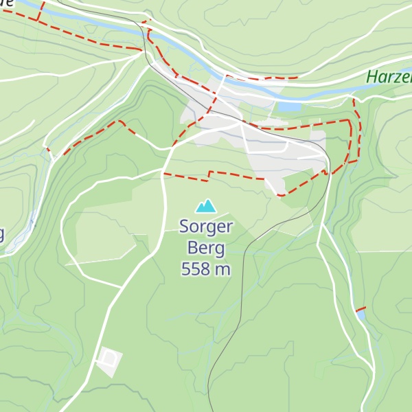 Map of Sorger Berg