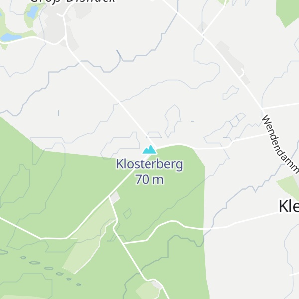 Map of Klosterberg