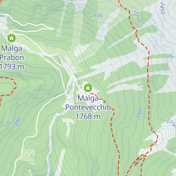 Map of Malga Pontevecchio