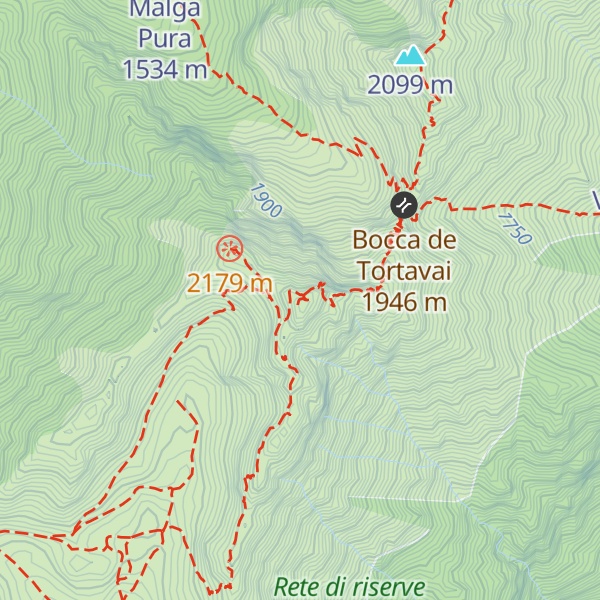 Map of Monte Cadria