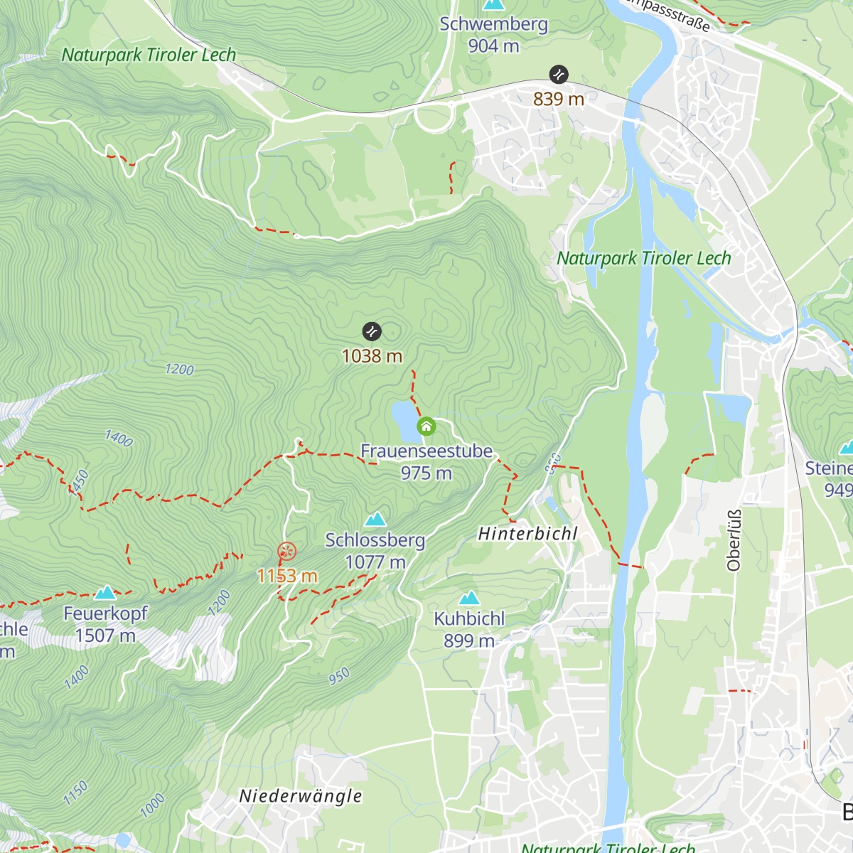Frauenseestube map