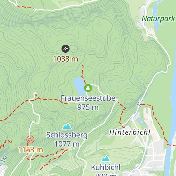 Map of Frauenseestube