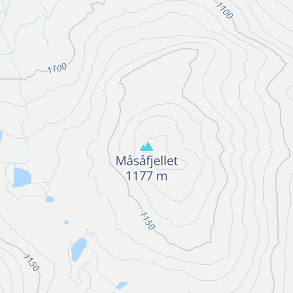 Map of Måsåfjellet