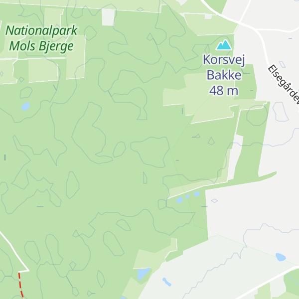 Map of Hjulbjerg