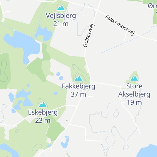 Map of Fakkebjerg