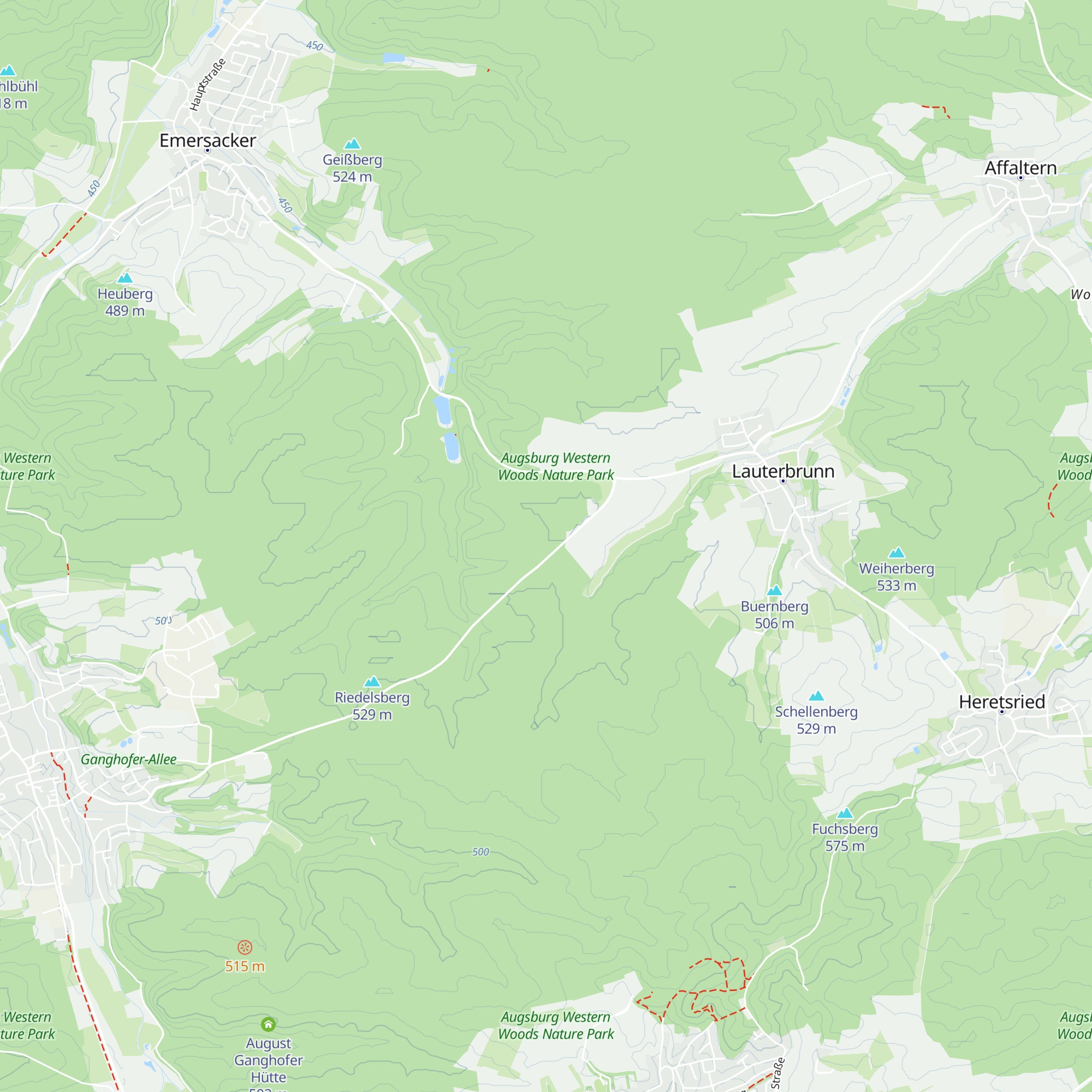 Alte Köhlerhütte map