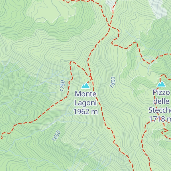 Map of Monte Lagoni