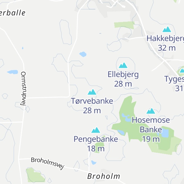 Map of Tørvebanke