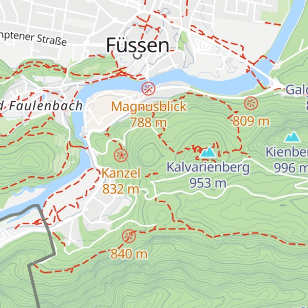 Map of Hutlersberg