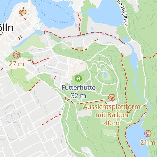 Map of Futterhütte