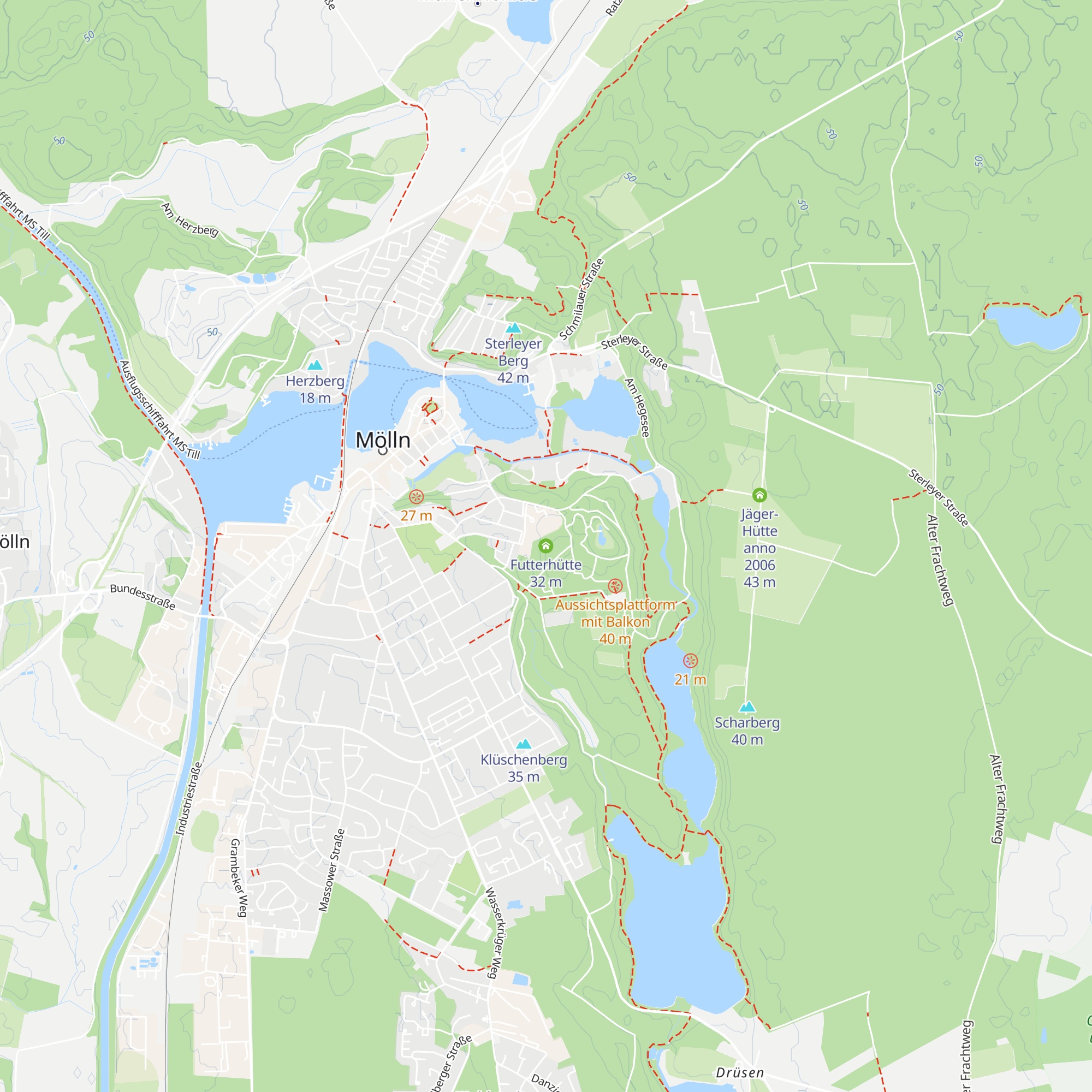 Futterhütte map