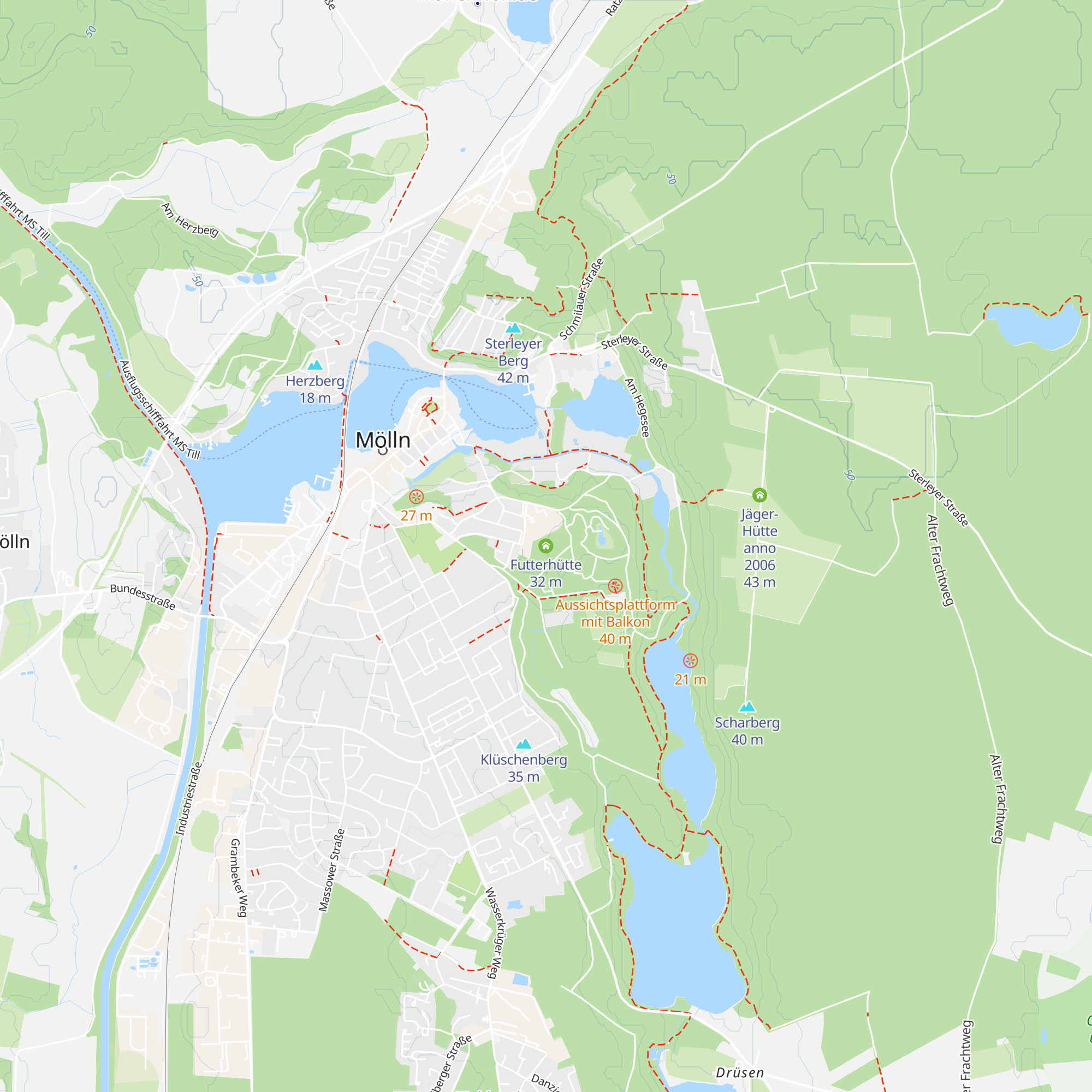 Futterhütte map