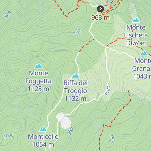 Map of Biffa del Troggio