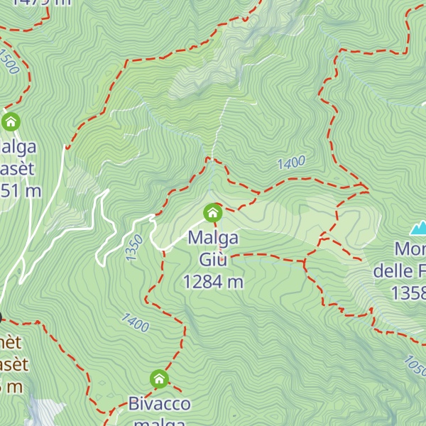 Map of Malga Giù