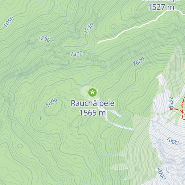 Map of Rauchälpele