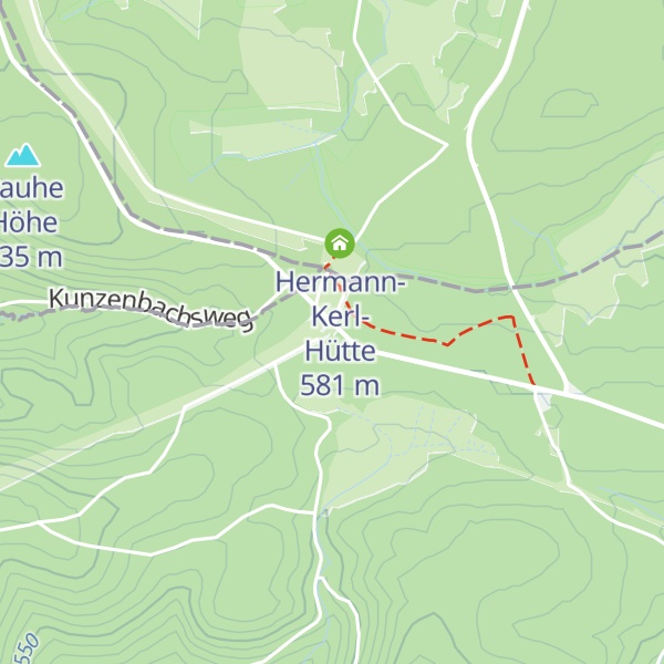 Map of Thüringer Hütte